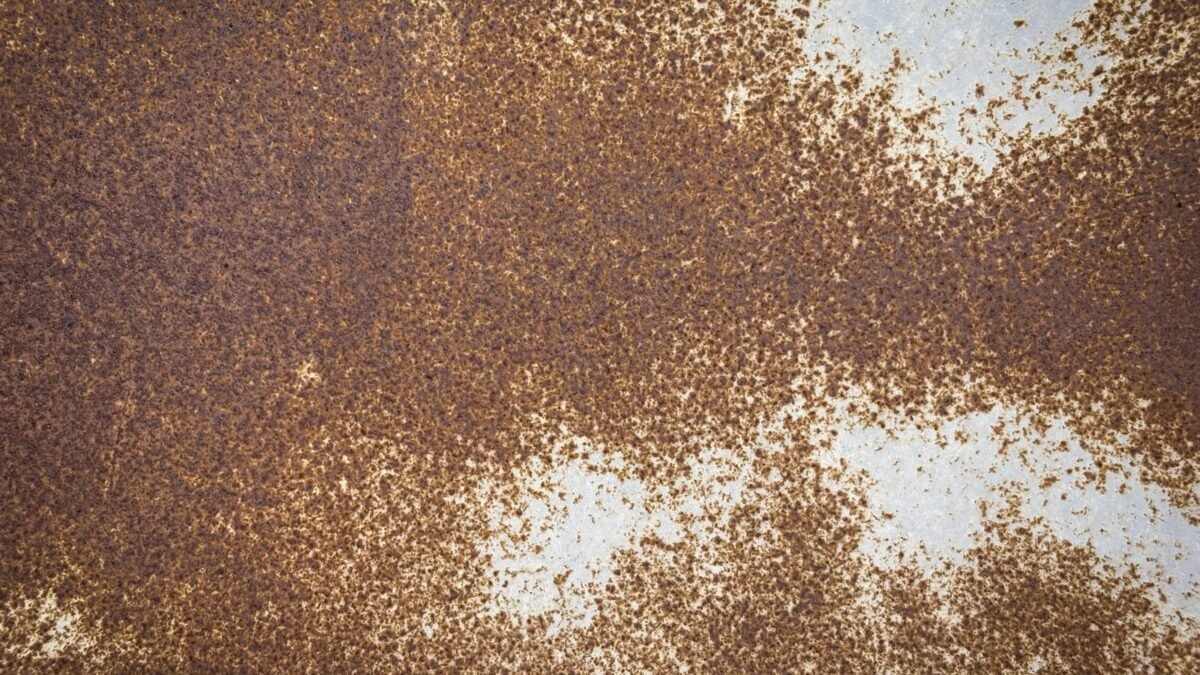 Close-up of rusted metal surface creating a unique abstract texture, illustrating softpro iron master review